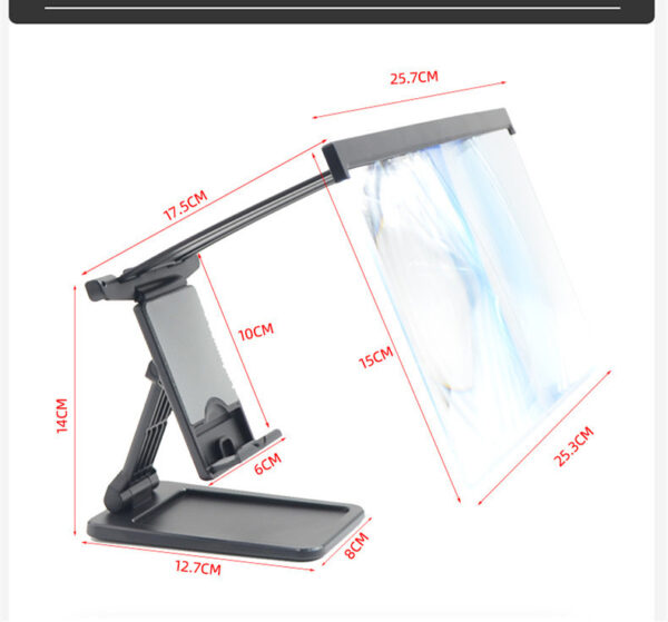 12" Ultra-Clear Mobile Screen Amplifier, Anti-Blue Light, Foldable & Portable - Image 5