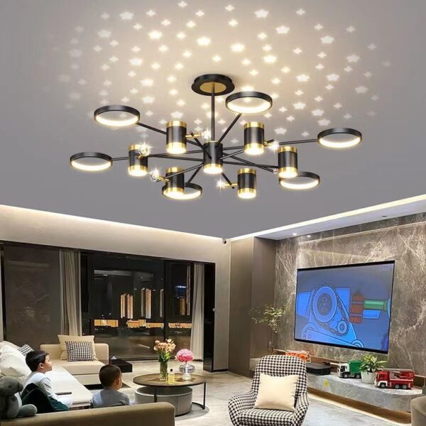 Light Luxury Nordic Star Chandelier - Image 4