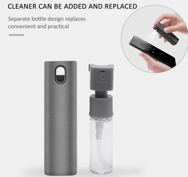 2-in-1 Phone & Computer Screen Cleaner Kit with Microfiber Cloth - Image 7