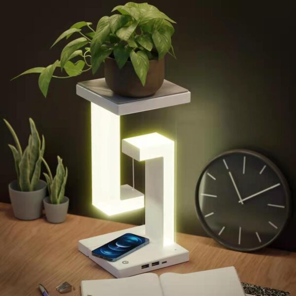 Creative Wireless Charging Floating Lamp for Home & Bedroom - Image 3