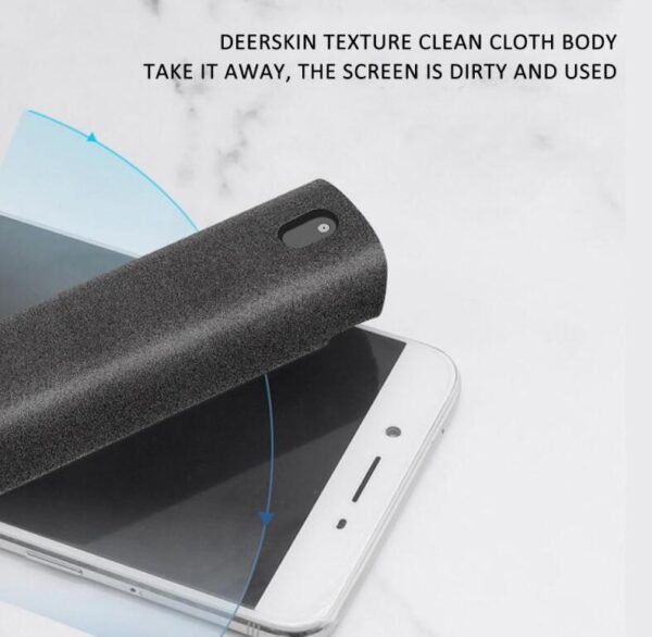 2-in-1 Phone & Computer Screen Cleaner Kit with Microfiber Cloth - Image 4