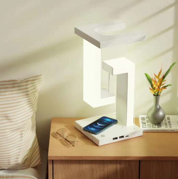 Creative Wireless Charging Floating Lamp for Home & Bedroom - Image 2