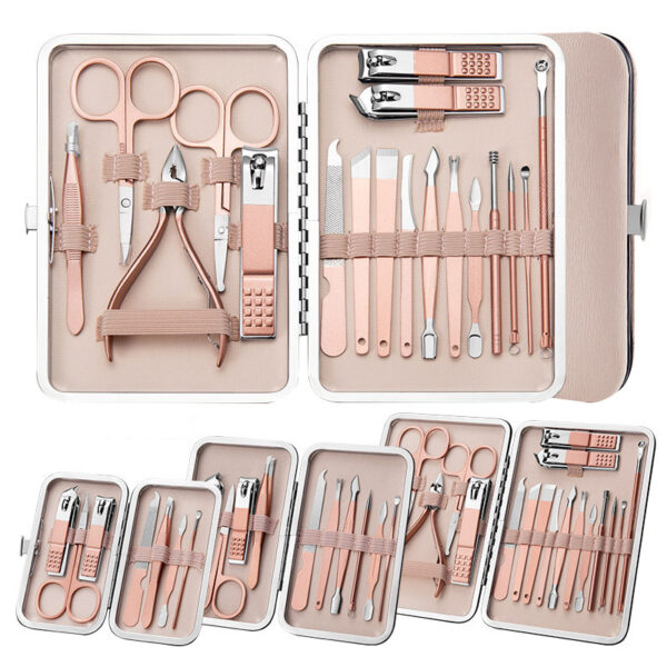 Professional Nail Care Set – Scissors, Clippers, Pedicure Tools & Grooming Kit