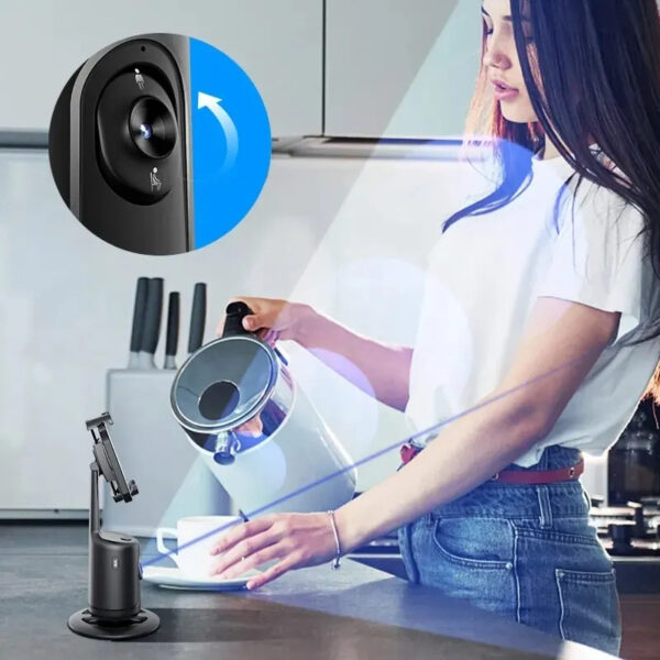 360° AI Auto Face Tracking Gimbal & Phone Holder for Vlogging & Live Streaming - Image 6