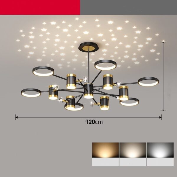 Light Luxury Nordic Star Chandelier - Image 2