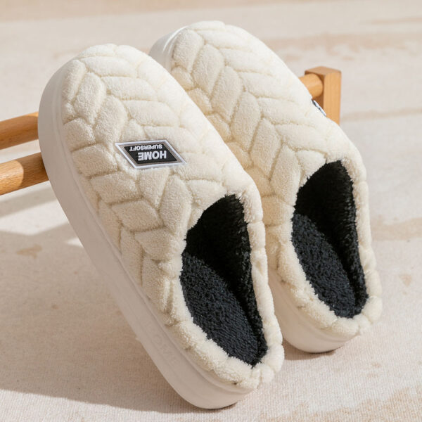 Winter Plush Slippers – Non-Slip, Thick-Soled Indoor Fleece Shoes - Image 9