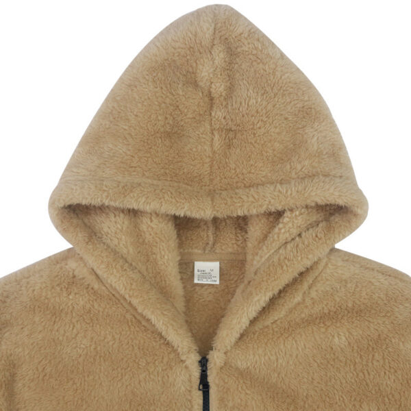 Men's Plush Hooded Jacket - Image 10