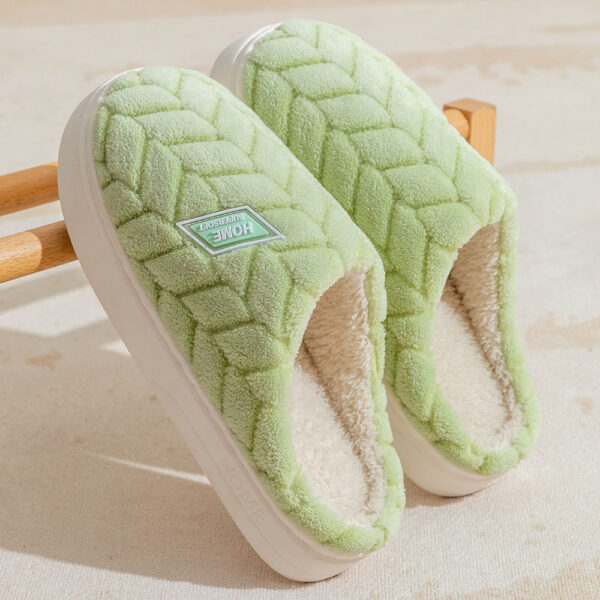 Winter Plush Slippers – Non-Slip, Thick-Soled Indoor Fleece Shoes - Image 5