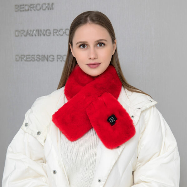 USB Heated Scarf – Electric Neck Warmer with 3-Mode Temperature Control - Image 9