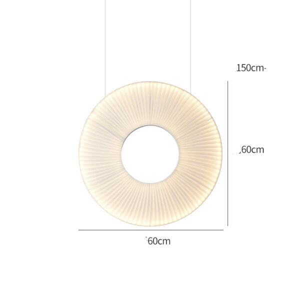 Japanese Pleated Chandelier – Creative Design for Dining & Bedroom - Image 8